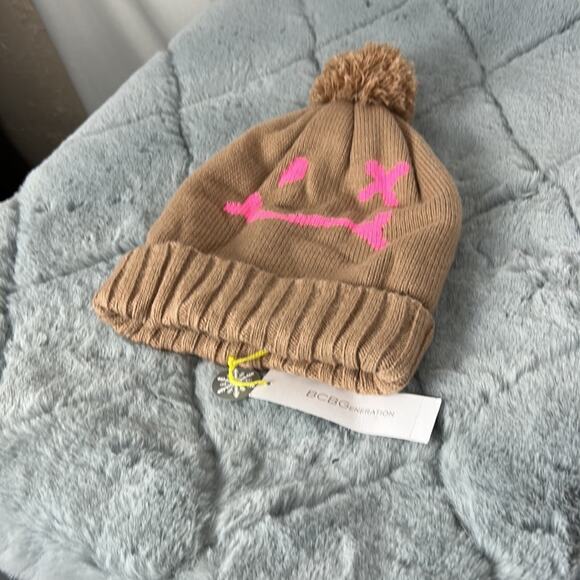 NWT BCBGeneration funny toboggan ski hat beanie one size fits most - Picture 2 of 6